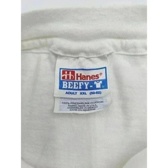 Vtg 90s STL Zoo Men's Size 2XL White T-Shirt - Picture 5 of 8